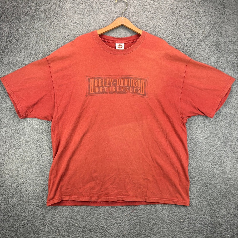 Harley-Davidson T-Shirt Mens 3XL Red Peterson's Miami Florida Biker 2009